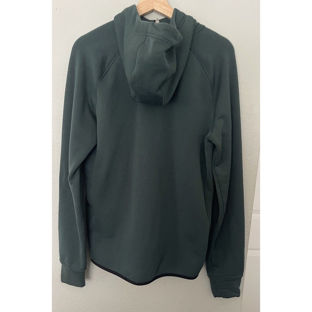 American Giant Hoodie Mens Medium Green Full Zip Fleece Made In USA Sweatshirt - Picture 5 of 6